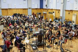 London Philharmonic Orchestra recording UTOPIA Symphony at Abbey Road Studios November 2019